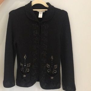 Nanette Lepore, size small, studded cardigan